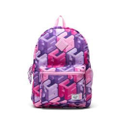 Herschel Heritage Youth-rygsæk - lilla monogram