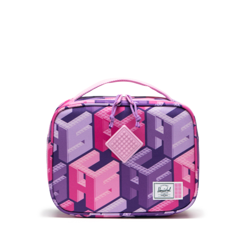 Pop Quiz-madkasse Little Herschel - lilla monogram