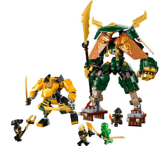 Lloyd og Arins ninjateam-mechs