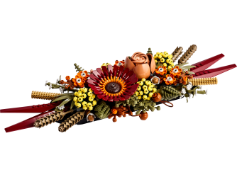 Dekoration med tørrede blomster