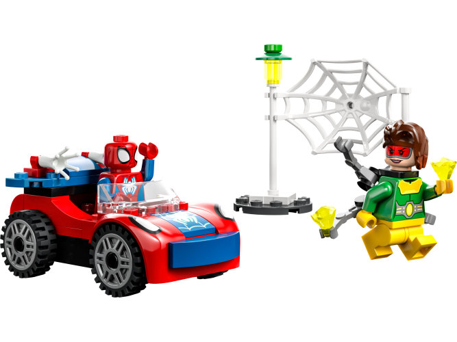 Spider-Mans bil og Doc Ock