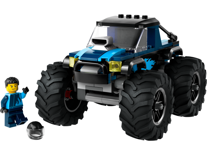 Blå monstertruck