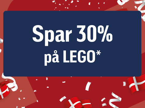 Spar 30% på LEGO i føtex