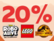20% rabat på LEGO Jurassic World hos Legekæden